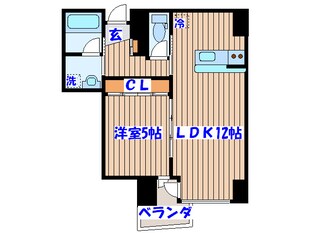 フェリシダ五橋の物件間取画像